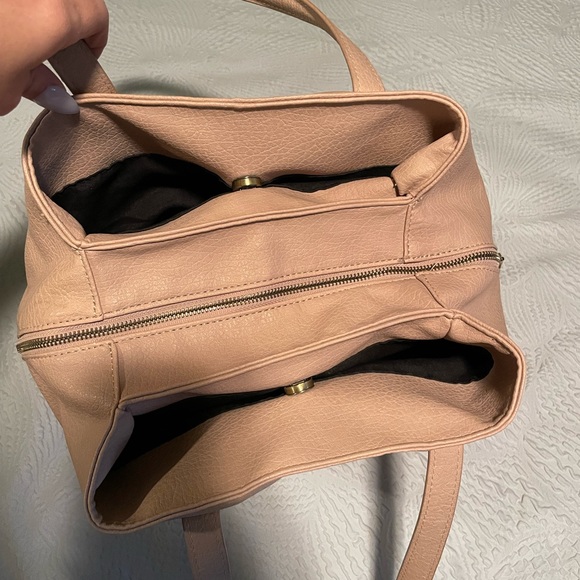 Mauve/blush pink shoulder bag - Picture 4 of 6